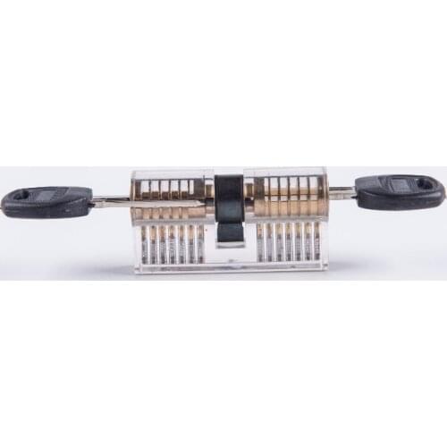 Hot Sale Cutaway Transparent Copper Lock Training Skill Professional Visable Practice Padlocks Lock Pick For Locksmith