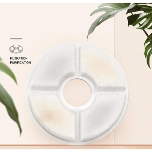Round Type Pet Water Dispenser Filter Cotton Filter Coconut Shell Activated Carbon Filter