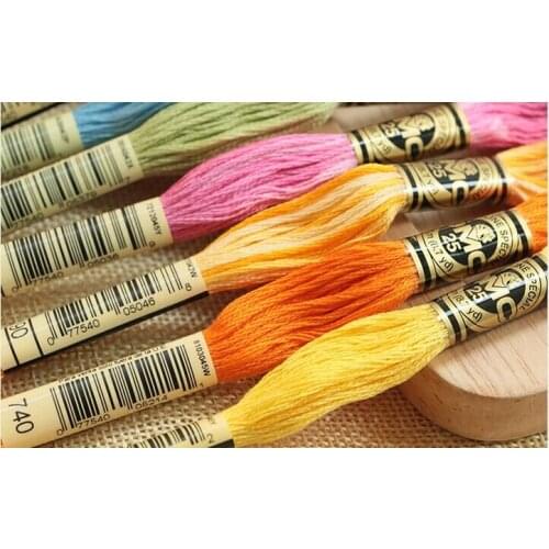 Hot selling !!!! Free shipment 20cs DMC threads, 12USD For 20 pcs threads dmc threads cross stitch sets threads