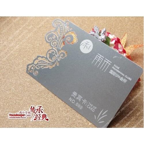 Metallic Color, metal business cards , 100pcs a lot Deluxe Metal Business Card Vip Cards,Double-side credit card