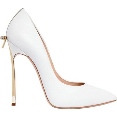 2021 spring new bowknot pointed stilettos sexy shallow mouth girls wild single shoes banquet dress large size wedding shoes