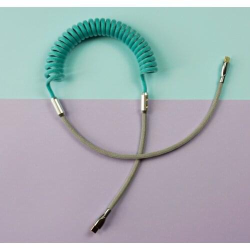 WOWLAB Handmade Custom Mobile Phone Charging Cable Spring Wire Iphone Mobile Phone CtoC Is Suitable for Apple 20W18W Fast Charge