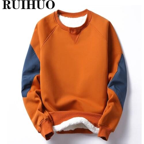 RUIHUO Mens Fleece Hoodies