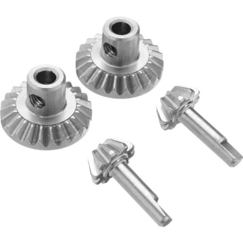 RC Car Steel Spare Part Upgrade Steel Front & Rear Axle Gear Shaft Driving Gear Set for WPL B1 B14 B16 B24 C14 C24 Perfectly Fit