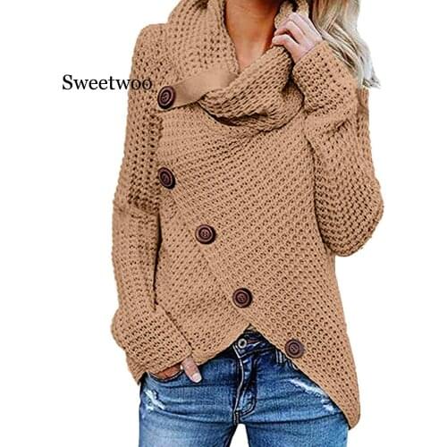 Женские вязаные пуловеры SWEETWOO China At AliExpress