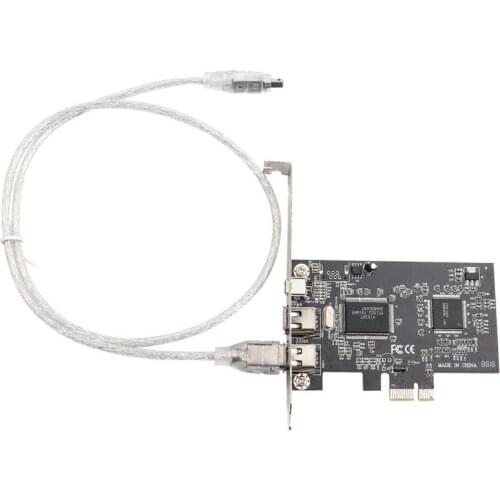 Tv tuner card pci PCI-E PCI Express FireWire 1394a IEEE 1394 Controller Card with Firewire Cable memory card