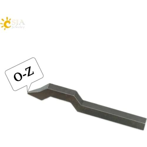 CSJA 1Pc Jewelry Stamp Mold Metal Tool Punch O P Q R S T U V W X Y Z Letters on Ring Bracelet Necklace E180