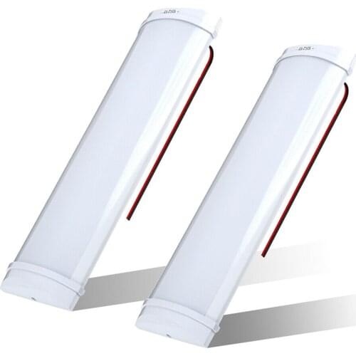 72 LED Super Bright Car Interior Light 12 V Universal Vehicle White Light Bar for Car Truck Camper Van Caravan Boot Light Strip