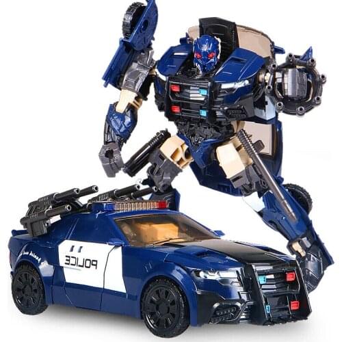 BMB TAIBA New Transformation Robot Collection Toys For Children Action Figures Blue Car Model Movie 5 Anime Classic Boy Gift