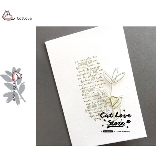 Flower Plant Metal Cutting Dies Stencils For DIY Scrapbooking Paper Card Decorative Craft Dies Embossing Die Cuts New 2019