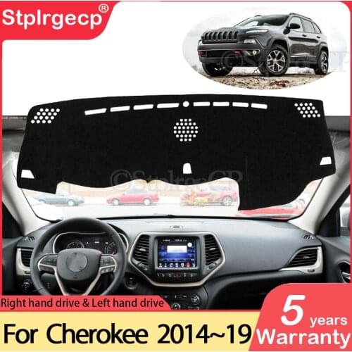 For Jeep Cherokee KL 2014 2015 2016 2017 2018 2019 Anti-Slip Mat Dashboard Cover Pad Sunshade Dashmat Protect Car Accessories