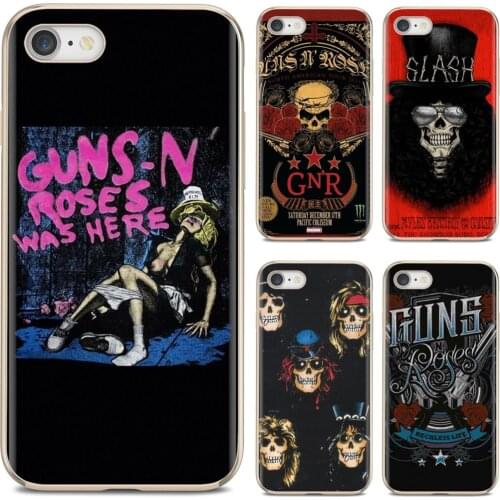 For Samsung Galaxy A12 A31 A41 A51 A71 A20e A21s M30 A10 A30 A40 A50 A60 A70 Cell Phone Case Band-Guns-N-Roses-Cross-GNR
