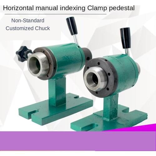Type 15 20 Type 25 Instrument Horizontal Manual Indexing Clamp Table Lathe Chuck Holder Manual Clamping