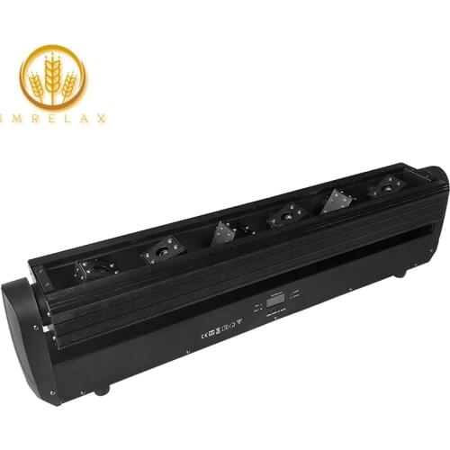 IMRELAX 200mW 6 Heads Red Laser Beam Bar Light Individual Control Racing Effect For DJ Disco Nightclub
