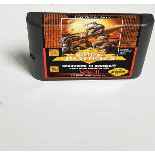 Buck Rogers Countdown to Doomsday (Battery Save) - 16 Bit MD Game Card for Sega Megadrive Genesis Video Game Console Cartridge