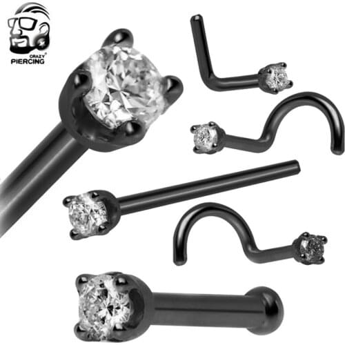 Surgical Stainless Steel Eyebrow Nose Ring Lip Captive Ring Tongue Piercing Tragus Cartilage Earring Body Jewelry Gift 5 Pcs/lot