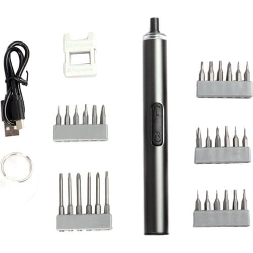 Mini Electric Screwdriver USB Charging Screw Driver Cordless Power Drill Repair