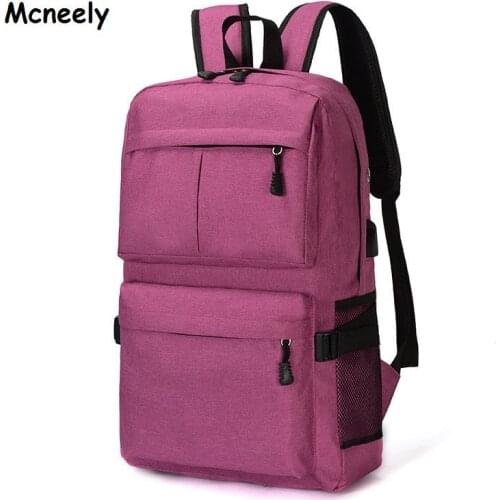 Hot Sale Fashion Unisex Laptop Backpack USB Charging Computer Backpack Casual Style Bags Large Male Business Travel Bag Backpack