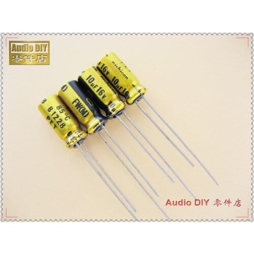 Nichicon FW Series 10uF/16V Audio Electrolytic Capacitor