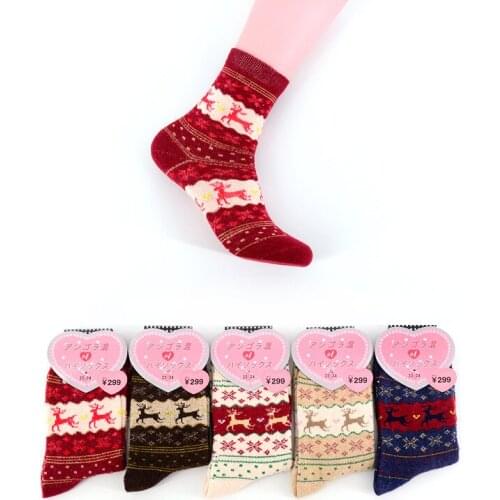 10 Pairs/lot Autumn womens wool socks Cute Animal Funny short socks female winter woman socks kobieta skarpety calcetines free