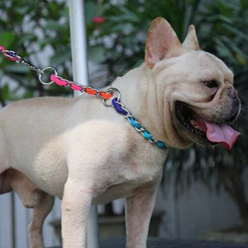 Strand Rope Large Dog Leashes Metal P Chain Buckle Color Pet Traction Rope Collar Set For Big Dogs Length Dog Accessories