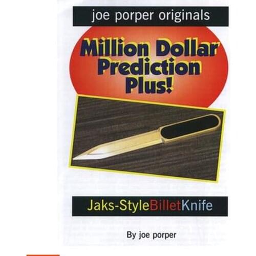 Recommend! Billet Knife Jaks Style by Joe P Magic Trick,Close Up Magic,Mentalism,Prophecy Magic,magic accessories for magicians