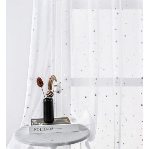 CDIY Luxury Shiny Solid Silk Tulle Curtains For Living Room Bedroom Sheer Curtains Voile Curtains Window Treatments Shading 60