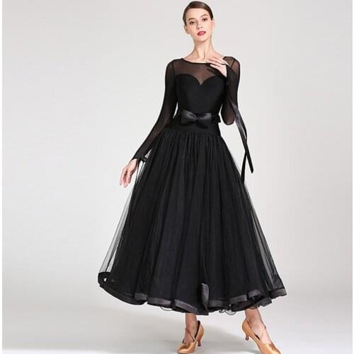 Dark red ballroom dance dresses ballroom costume viennese waltz dress long ballroom dress standard spanish dress tango costumes