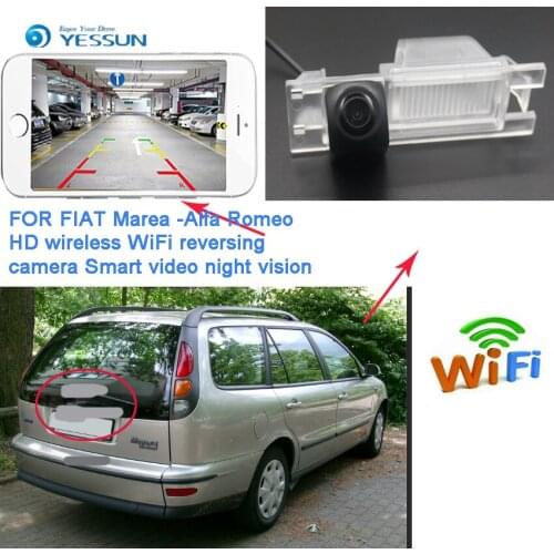 WIFI Rear View Camera For Alfa Romeo 156 159 166 147 2008-2016 CCD Night Vision Reverse Camera Backup Parking wireless Camera