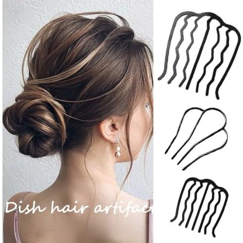 Korean Style Hairpin Comb Clip Simple Fashion Braiding Twist Fork Hairpin Styling Hair Tools for Women Hair Accessories Ornament