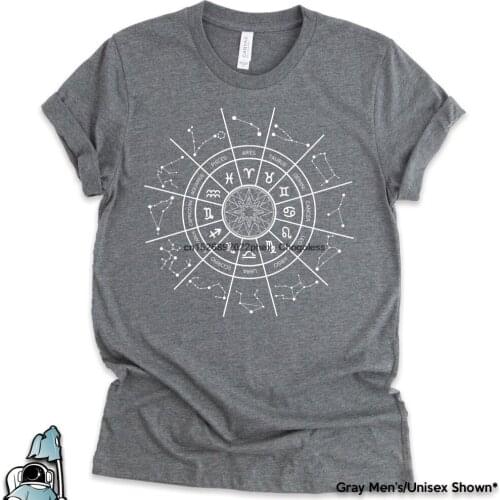 Astrology Shirt Zodiac Shirt Horoscope Gift Birthday Gifts Zodiac Signs Shirt Astrology Gift Horoscope Constellations Shirt