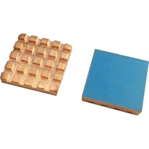 1x Pure Copper Cooler Mini Heat Sink Back Memory RAM Sink Cooling for Raspberry Pi 2 3 MOS DDR VGA GPU IC Chip Radiator Heatsink