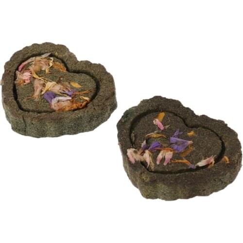 2pcs Pet Hamster Teeth Grinding Grass Toy Guniea Pig Rabbit Chinchilla Chew Toy