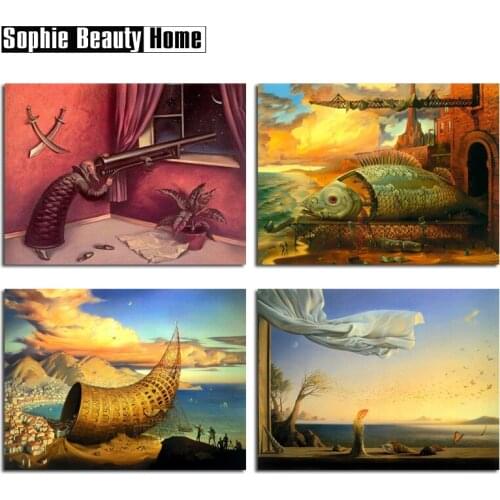 5D Full Round Square Diamond Cross Stitch Sea Fish Telescope Mosaic Diamond Embroidery Warm Home Decoratio Gift 052206