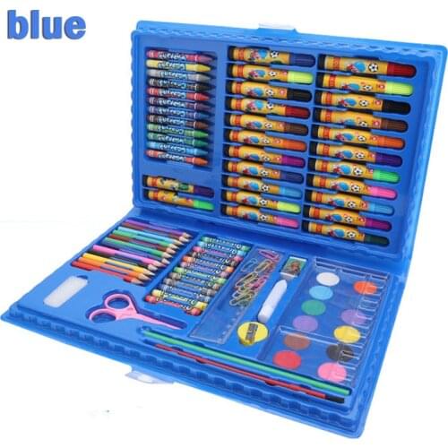 86 Pcs Children Painting Tools Art Supplies for Drawing with Watercolor Pen Ruler Eraser Sharpener Supplies Watercolor Pen Sets