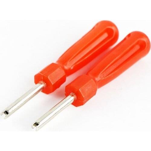 Auto Car Bicycle Tire Valve Stem Core Slotted Handle Tire Valve Stem Core Remover Air Screwdriver Tire Install Repair Tool Car