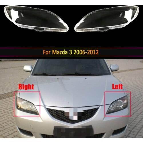 Car Headlamp Lens For Mazda 3 2006 2007 2008 2009 2010 2011 2012 Car Replacement Auto Shell Cover ( Sedan)