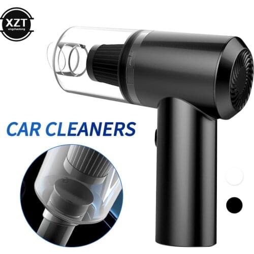Car Mini Vacuum Cleaner Powerful Wireless Wet Dry Dual Use Handheld 4500pa Auto Vacuum Cleaner for Car Interior Home Cleaning