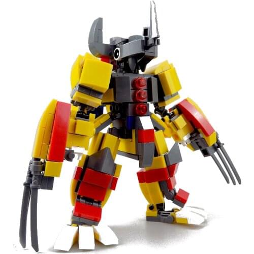 Digimon Adventure Wargreymon MetalGarurumon DIY Model Speelgoed Blocks TOY 17Cm Action Figure Poppen Speelgoed Voor Kinderen