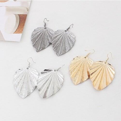 New Fashion Bohemian Leaves Long Earrings Personality Leaf Earrings For Women Fine Jewelry Gift Accessories