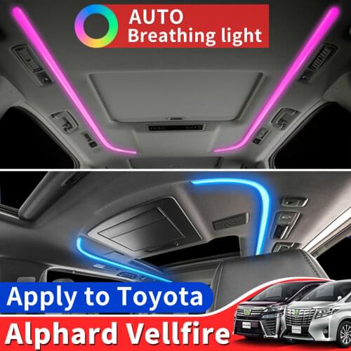 Toyota Alphard Vellfire 30 20 Series Ambience Light Roof Constant Light Module Automatic Color Changing Modification Accessories