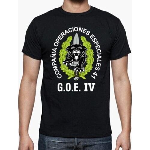Spanish Legion GOE IV COE 41 Mod 1 Special Operations Emblem T-Shirt. Summer Cotton O-neck Mens Short Sleeve T-Shirt New S-3XL