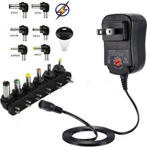 Multi Voltage Switching Replacement Power Supply Cord for Universal AC Adapter