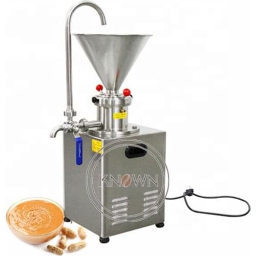 Peanut Butter Colloid Mill Almond Nut Sesame Cocoa Walnut Jelly Making Machine Industrial Tahini Grinding Machine Nut Butter