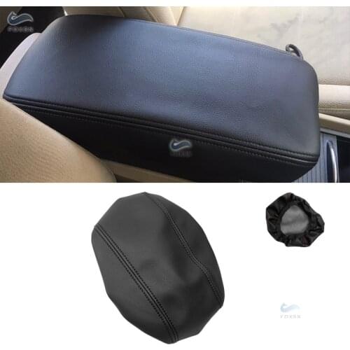 For Honda Civic 8th Gen Sedan 2006 2007 2008 2009 2010 2011 Microfiber Leather Interior Center Control Armrest Box Cover Trim