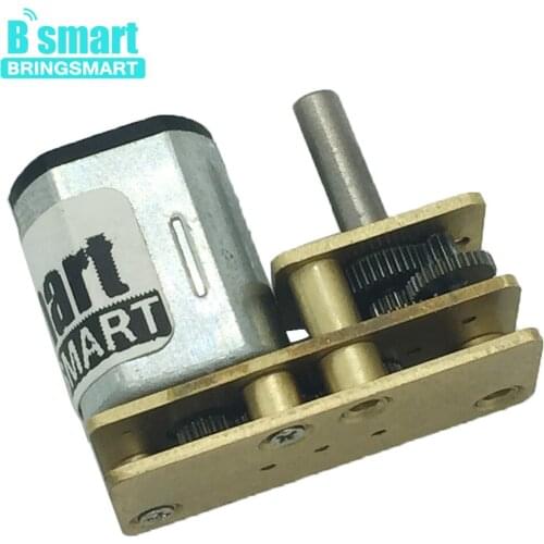 Bringsmart N20 3V 6V 12V Gear DCToy Motors With Reversed Gear Motor Reducer DIY Mini Parts Micro Metal Gear Mini Fan Car