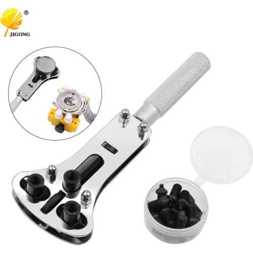 Watch Repair Tools Kit Wristwatch Case Opener Adjustable Screw Back Wrench Remover Watch Repair Tool Case Opener Watch Key