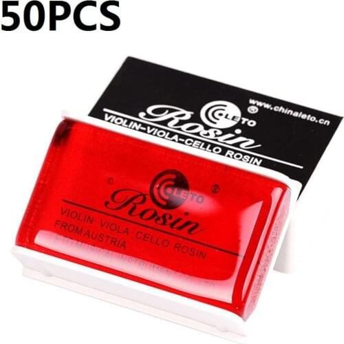 Wholesale 50pcs Rosin Resin for Violin Viola Cello Erhu Bowed String Musical Instrument Useful 603，Well pack to defend damage