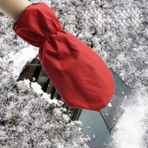 Glove Snow Scraper Removal Cloth Cleaning Snow Shovel Ice Scraper Tool For Auto Window Outdoor Car-stying Winter Gloves