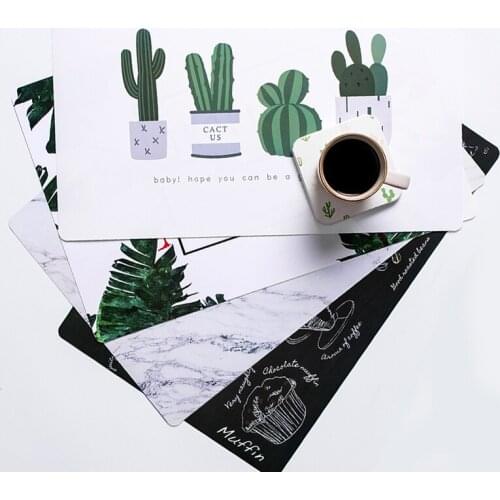 Useful Vinyl Coaster Cup Drinks Holder Mat Tableware Placemat Drinks Coaster Kitchen Accessories Home Decor